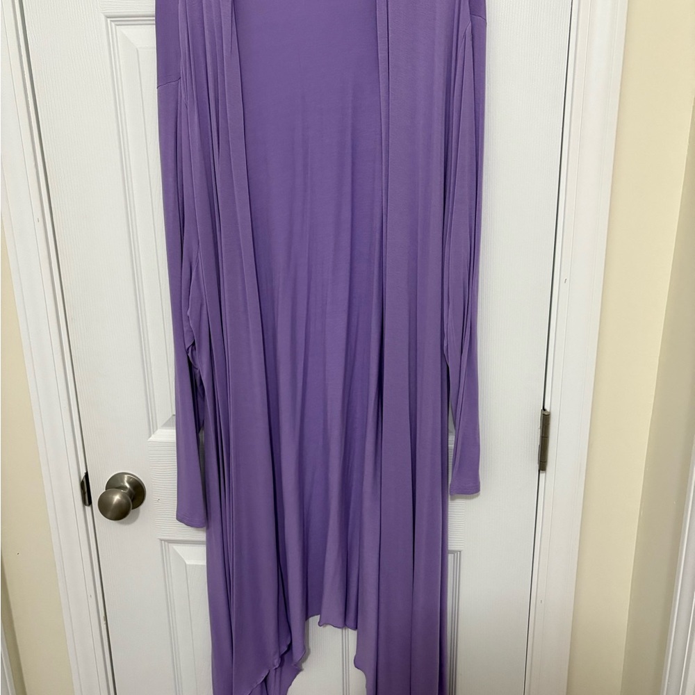 Elegant Purple Women's Cardigan